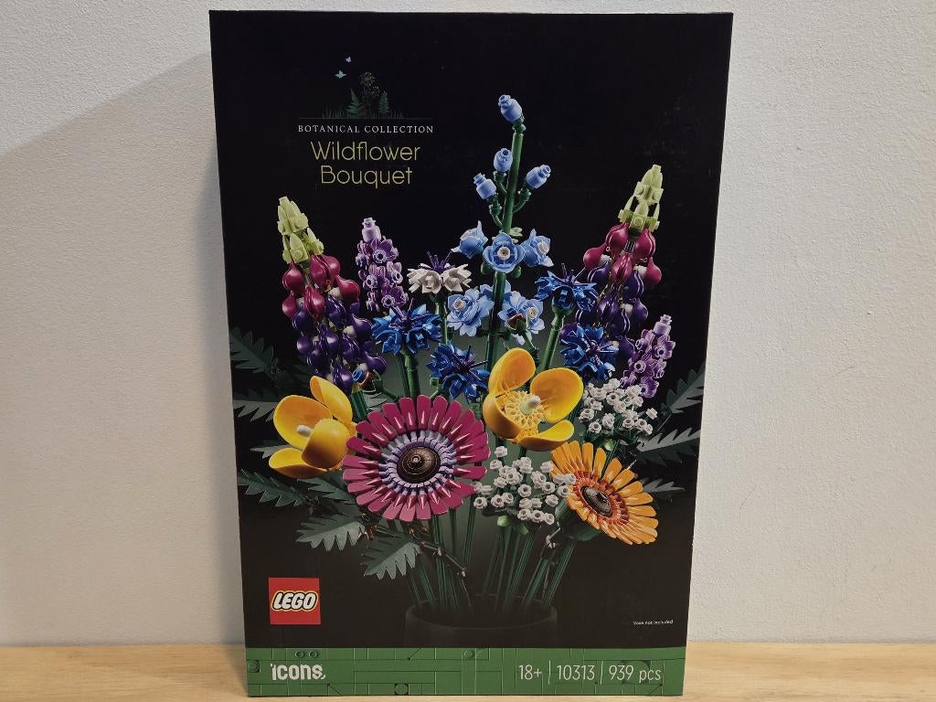 (GESEALD) Lego 10313 Wildflower Bouquet, Ophalen of Verzenden, Nieuw, Complete set, Lego