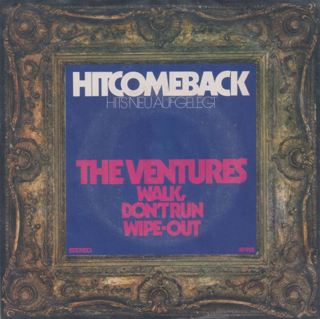The Ventures – Walk, don’t run / Wipe-out - Single, Enlèvement ou Envoi, Utilisé, Pop