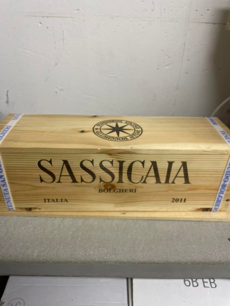 Sassicaia 2011 OWC magnum, Collections, Vins, Neuf, Pleine, Enlèvement, Vin rouge