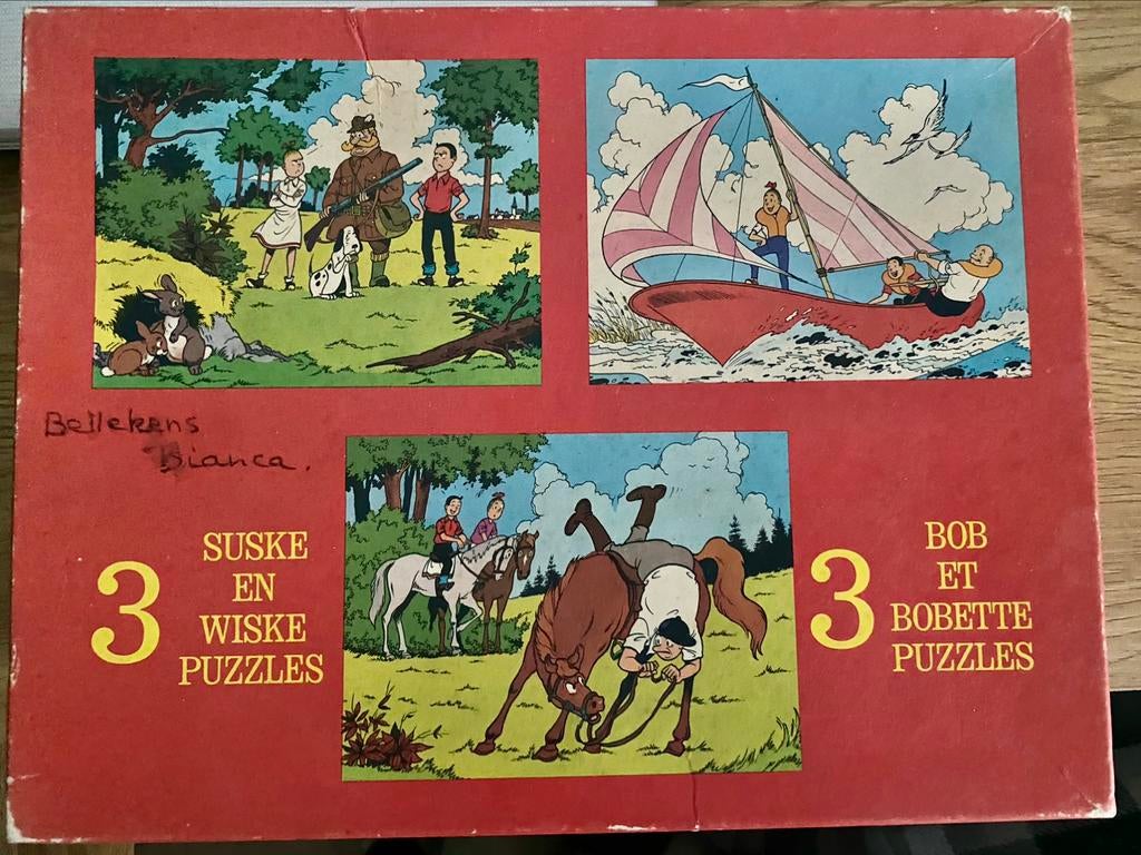 ♦️S&W🗯 3 puzzels  🧩 niet compleet, Ophalen of Verzenden, Suske en Wiske, Gebruikt, Boek of Spel