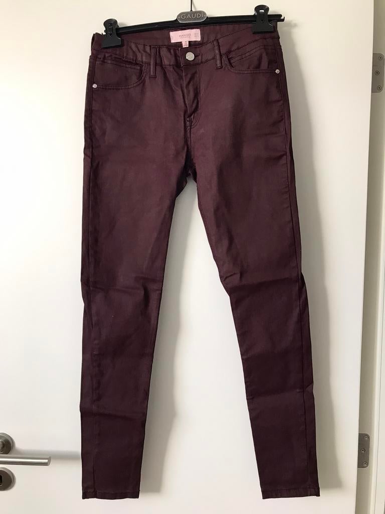 Pantalon Mango huilé bordeau, taille 38, Vêtements | Femmes, Mango, Comme neuf, Taille 38/40 (M), Longs