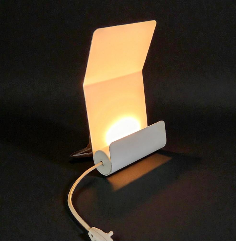 Table tafel lamp bureau 1970s space age minimalism, Enlèvement ou Envoi, Métal