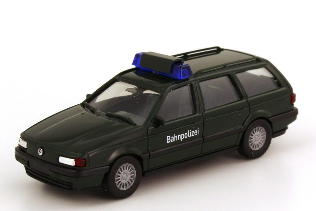1:87 Herpa 041409 VW Volkswagen Passat Variant Bahnpolizei, Hobby en Vrije tijd, Ophalen of Verzenden, Zo goed als nieuw, Auto