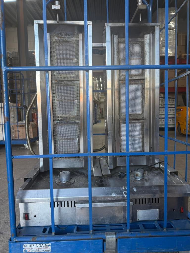 Professionele 2-pits Döner Grill / Kebab Machine - RVS, Zakelijke goederen, Ophalen