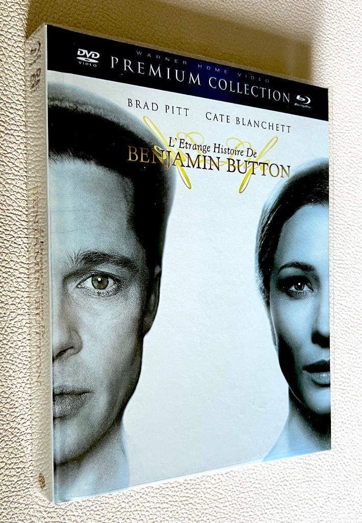 BENJAMIN BUTTON // 2 BLURAY + 1 DVD + LIVRE / Édit COLLECTOR, Enlèvement ou Envoi, Comme neuf, Autres genres, Coffret