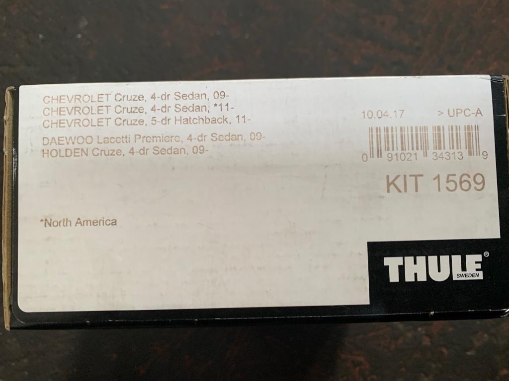 Thule kit 1569 Chevrolet cruze, Enlèvement, Neuf