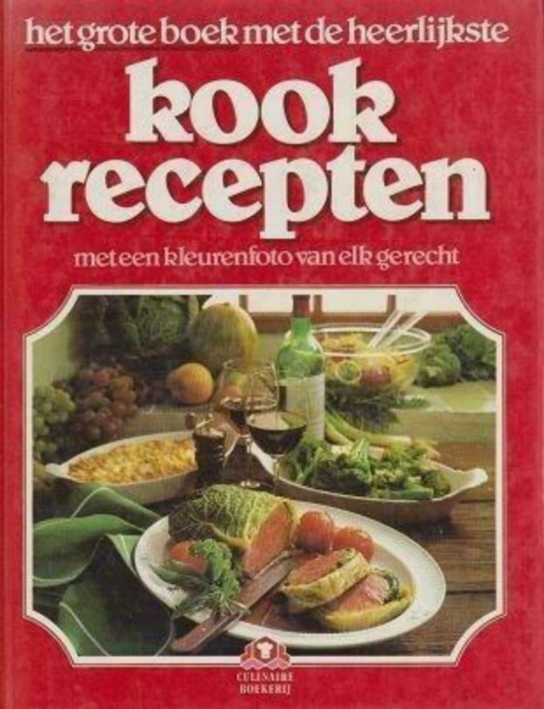 Kookboek : "Het grote boek met de heerlijkste kookrecepten"., Livres, Livres de cuisine, Envoi, Italie
