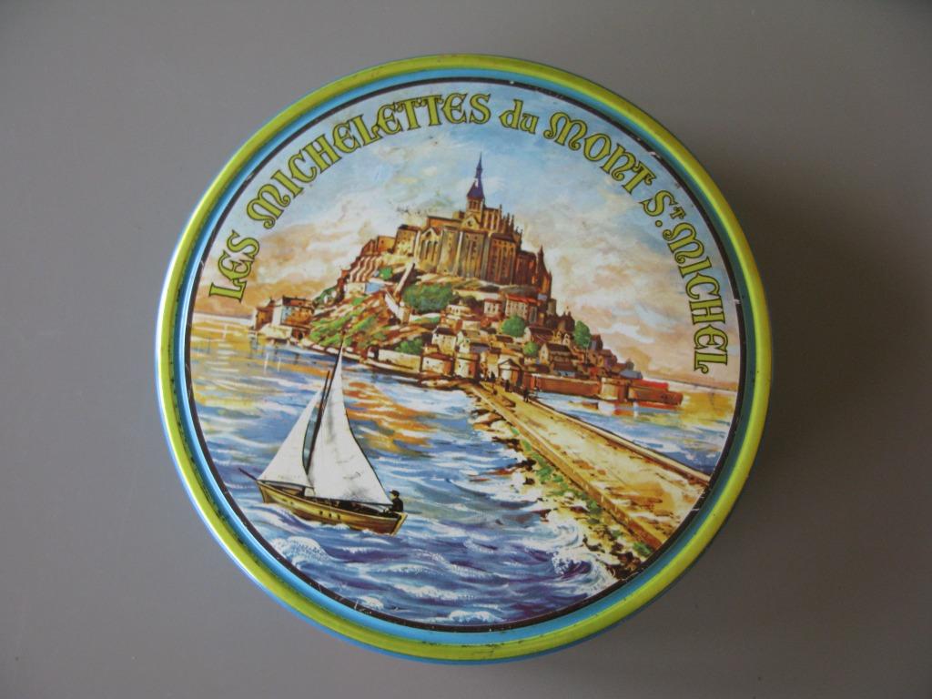 Mont-Saint-Michel-doos., Verzamelen, Ophalen of Verzenden, Gebruikt, Koek(jes), Overige merken