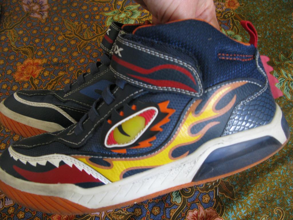 Baskets hautes respirantes Geox Inek Dragon taille 38 avec L, Garçon, Enlèvement ou Envoi, Utilisé, Chaussures