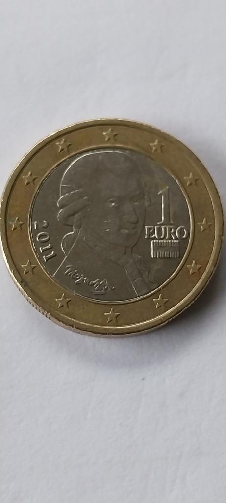 Autriche 1 euro 2011, Timbres & Monnaies, Envoi, Autriche, 1 euro, Monnaie en vrac