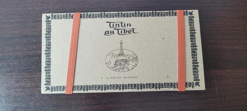 Kuifje speciale ansichtkaarten Tintin au Tibet, Verzamelen, Ophalen, 1980 tot heden, Ongelopen, Overige thema's