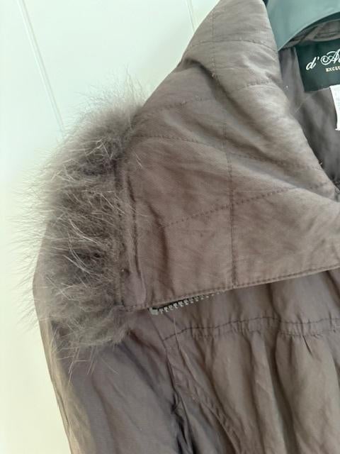 Warme jas vintage maat 38/40, Maat 38/40 (M), Bruin, Ophalen of Verzenden, Zo goed als nieuw