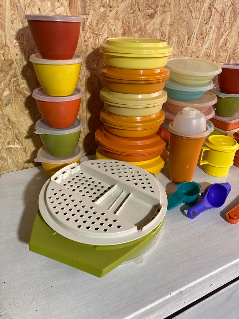 Lot retro Tupperware, Tupperware, Enlèvement ou Envoi, Utilisé, X