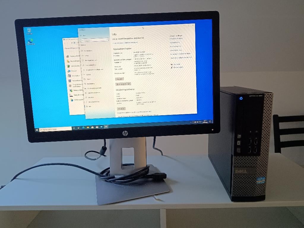 computer desktop DELL Optiplex 980 + scherm, Ophalen, Gebruikt, HDD, Met monitor
