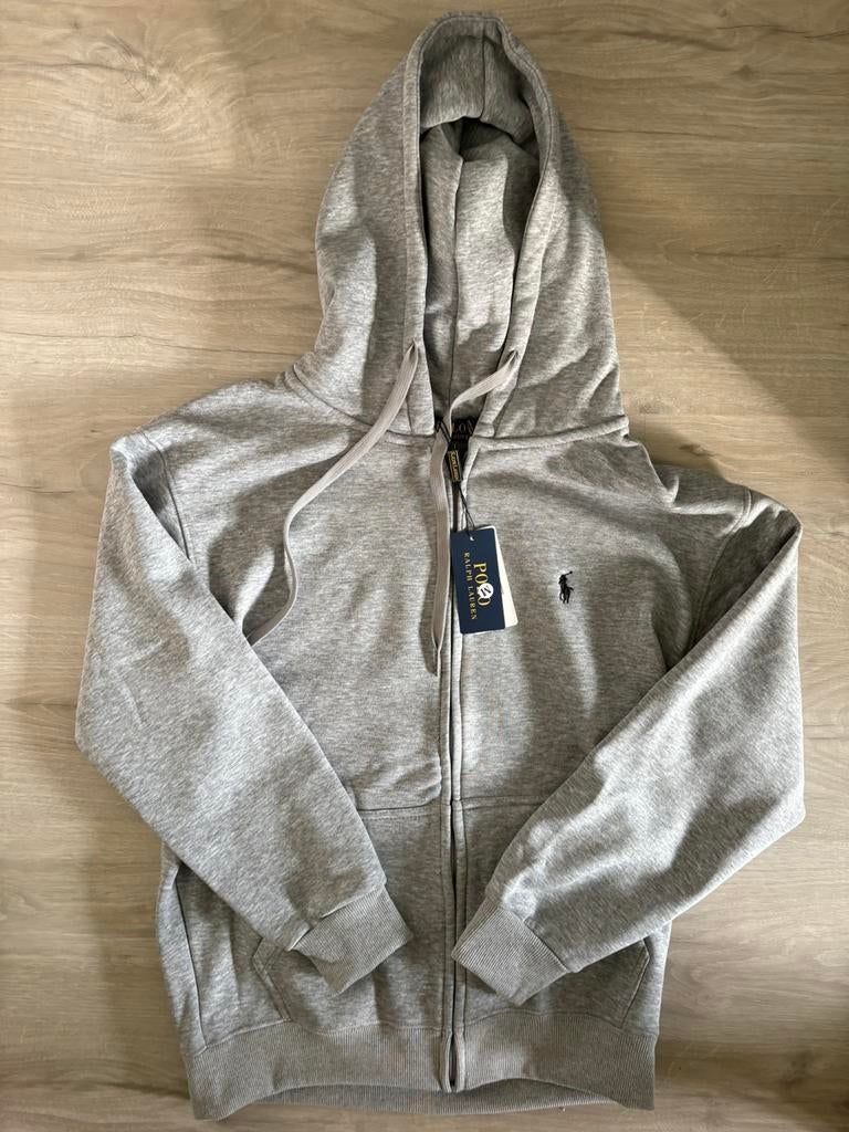 Ralph laureb zip vest, Kleding | Heren, Truien en Vesten, Nieuw, Maat 48/50 (M), Grijs, Ophalen of Verzenden