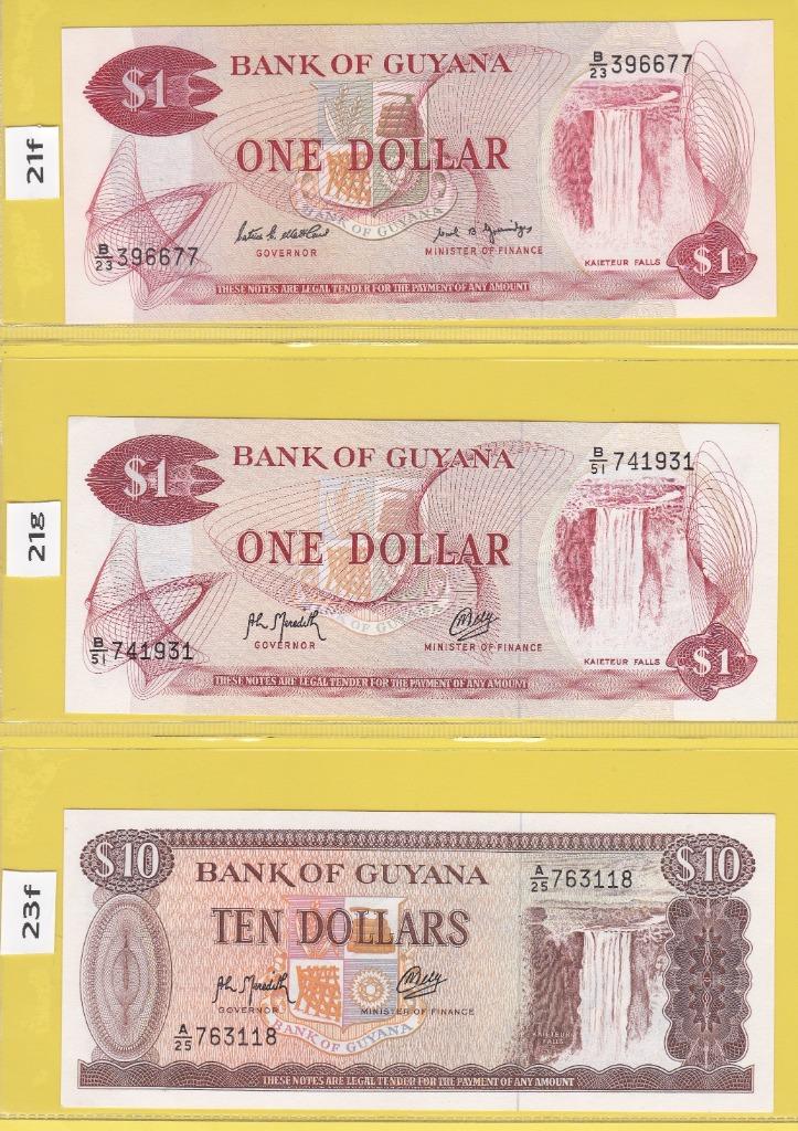 GUYANA - LOT BILJETTEN (5 stuks), Enlèvement ou Envoi, Amérique du Sud, Série