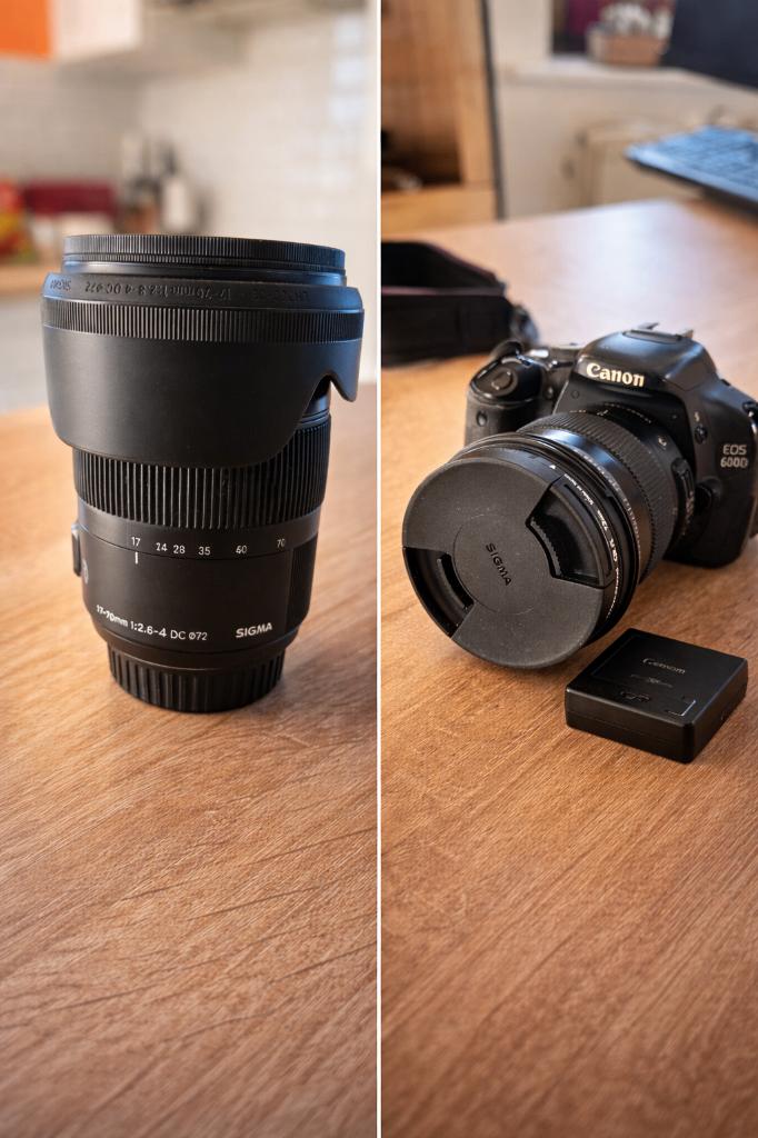 Sigma 17-70 mm f/2.8-4 macrolens - compatibel met Canon, Audio, Tv en Foto, Ophalen, Gebruikt, Zoom
