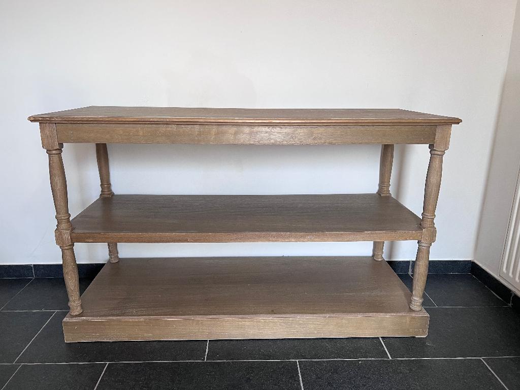 Consoletafel J-line, Ophalen