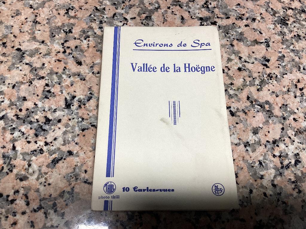 Mapje 10 zichtkaarten Vallee de la HOEGNE SPA, Verzamelen, Postkaarten | België, Ophalen of Verzenden, 1940 tot 1960, Ongelopen