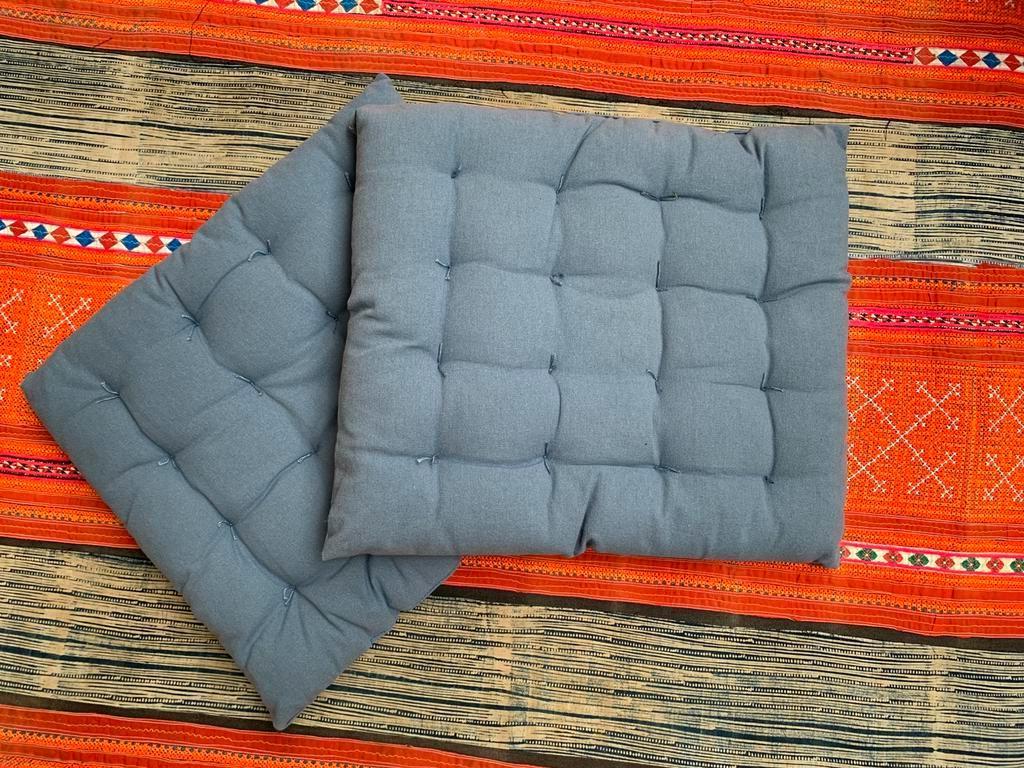2 stoelkussens blauw nieuw, Tuin en Terras, Ophalen