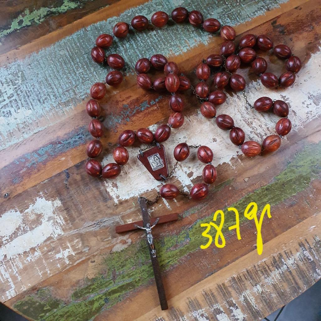 prachtige XL houten paternoster, Verzamelen, Ophalen