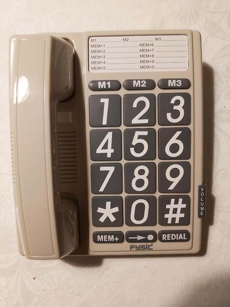Téléphone fixe grandes touches NEUF, Enlèvement, Neuf