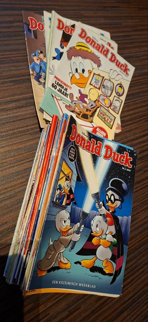 Donald Duck  weekblad jaargang 2016 + 4 extra strips, Enlèvement