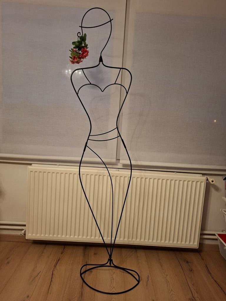 Dames silhouette kledingrek mannequin, Ophalen, Zo goed als nieuw