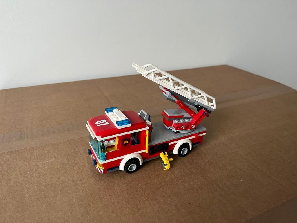 Lego brandweer wagen, Ophalen of Verzenden, Zo goed als nieuw, Complete set, Lego