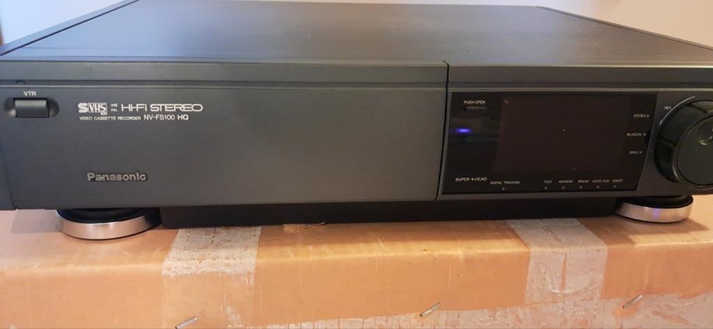 LECTEUR DE CASSETTES VIDÉO PANASONIC+cassette de nettoyage, Enlèvement