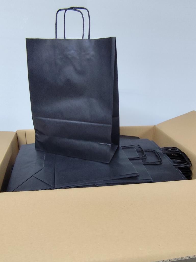 Draagtassen mat, NIEUW, 145 stuks. 26X12X35., Diversen, Papierwaren, Nieuw, Ophalen