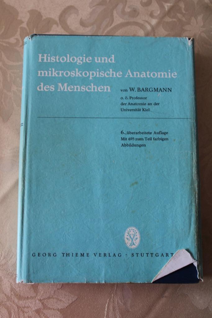 W. Bargmann - Histologie und mikroskopische anatomie Duitsta, Livres, Enlèvement ou Envoi, Autres sciences, Utilisé, Dr. W. Bargmann