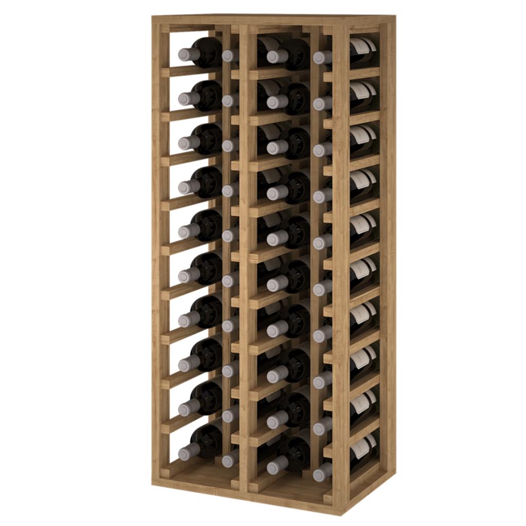 Casier à bouteilles de vin en pin pour 40 bouteilles, Verzenden, Nieuw, 25 flessen of meer, 75 cm of meer