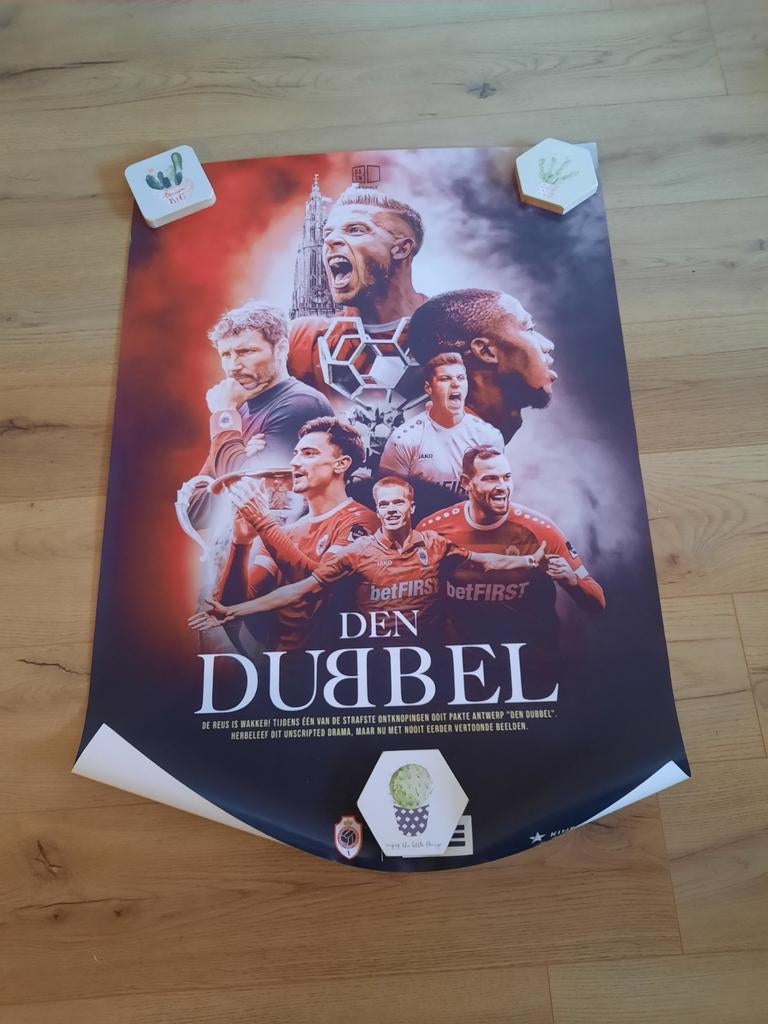 RAFC Poster "Den Dubbel", Enlèvement, Neuf, Affiche, Image ou Autocollant