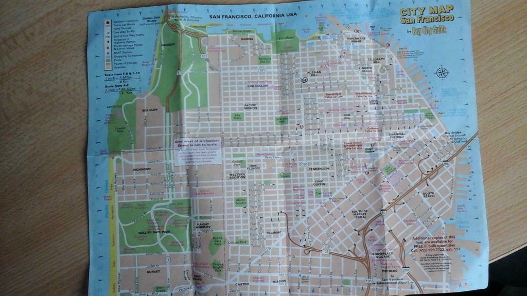 nieuwe stadskaart van "San Fransisco USA" A4 '4/2000, A4 of kleiner, Rechthoekig Liggend, Nieuw, Ophalen of Verzenden