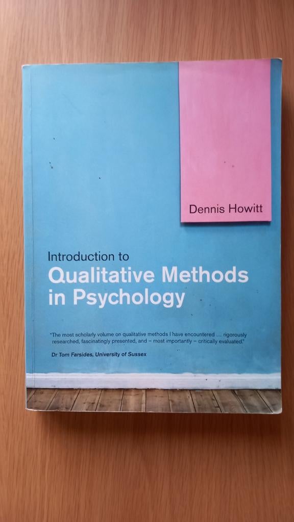 Méthodes qualitatives en psychologie, Enlèvement ou Envoi, Comme neuf