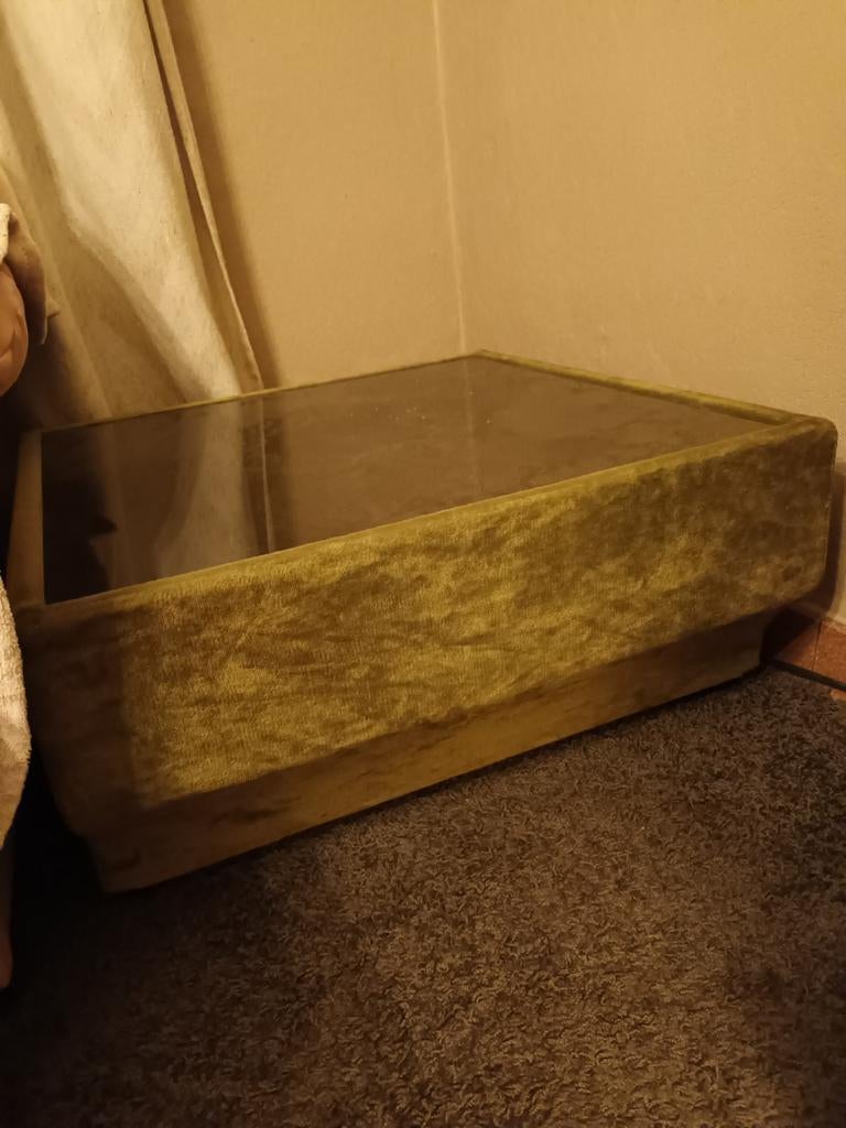 Retro 1970 salontafel 77x77, Ophalen