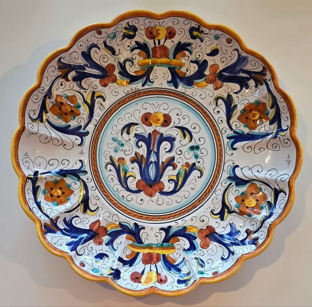 Decoratief Deruta-bord, Ophalen