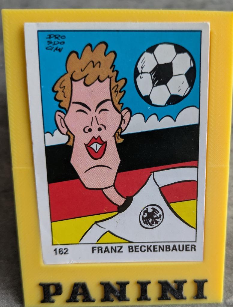 PANINI OK VIP  BECKENBAUER NR 162 STICKER , Verzenden, Zo goed als nieuw, Sticker