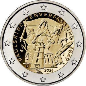 2€ munt Duitsland 2024 (unc), Ophalen, Duitsland, Losse munt