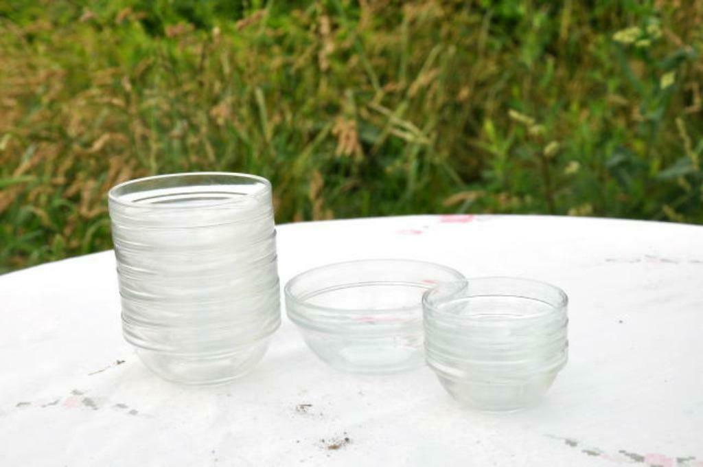 §  raviers arcopal pour apero ou sauce 3 tailles différentes, Enlèvement ou Envoi, Utilisé, Verre, Récipient(s)