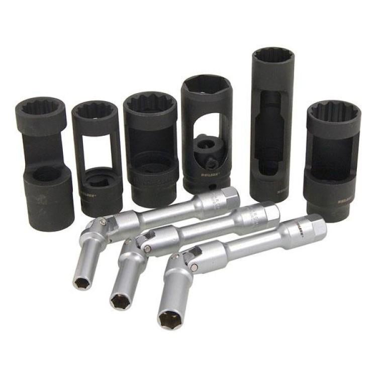 Kit douilles bougies préchauffage et injecteurs 1/2 et 3/8, Autos : Divers, Outils de voiture, Enlèvement ou Envoi