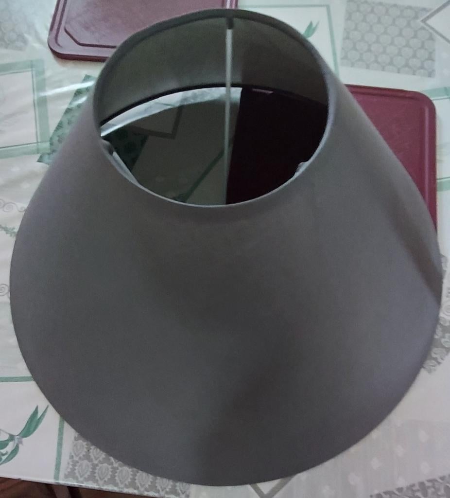 Abat jour gris 50cm, Enlèvement ou Envoi, Gris