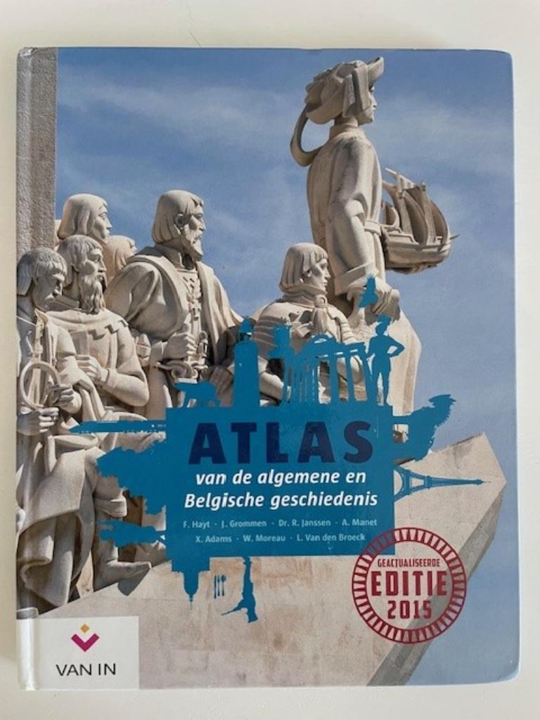 Geschiedenis Atlas van de algemene en Belgische geschiedenis, Histoire, Utilisé, Secondaire, Enlèvement