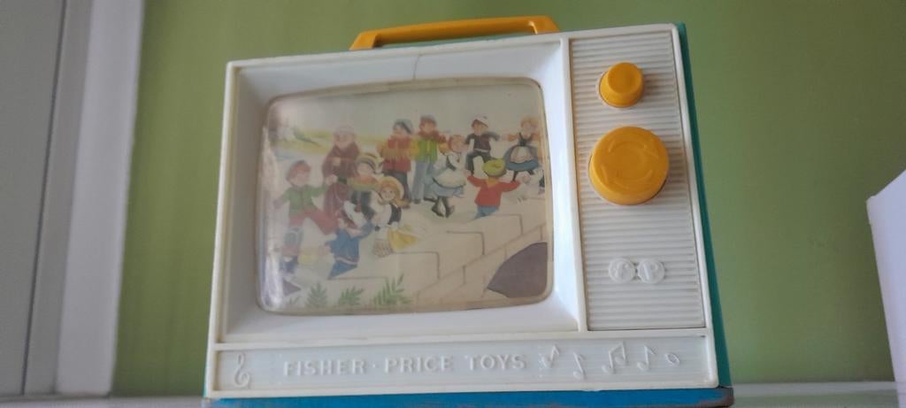 Vintage muziekdoos ( licht beschadigd maar werkt nog goed, Ophalen