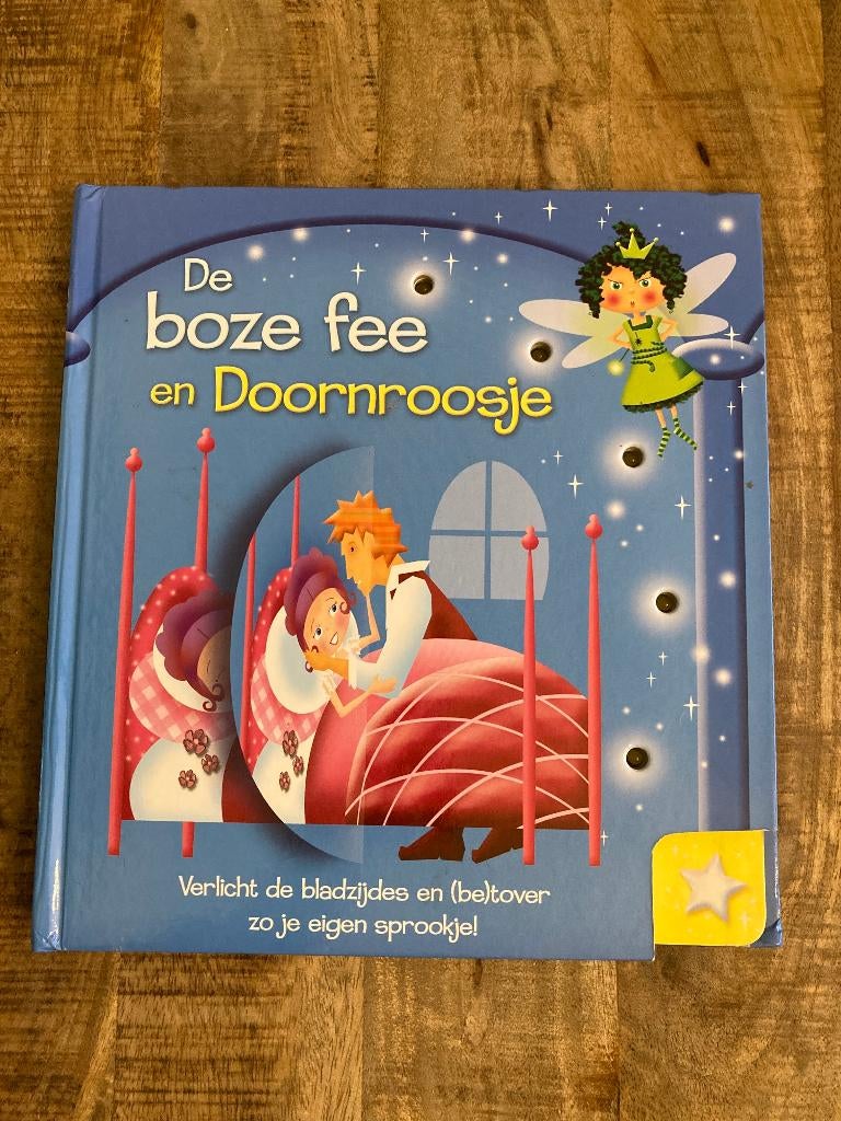 Kartonnen boek - De boze fee en Doornroosje, Boeken, Sprookjes en Fabels, Ophalen of Verzenden, Gelezen
