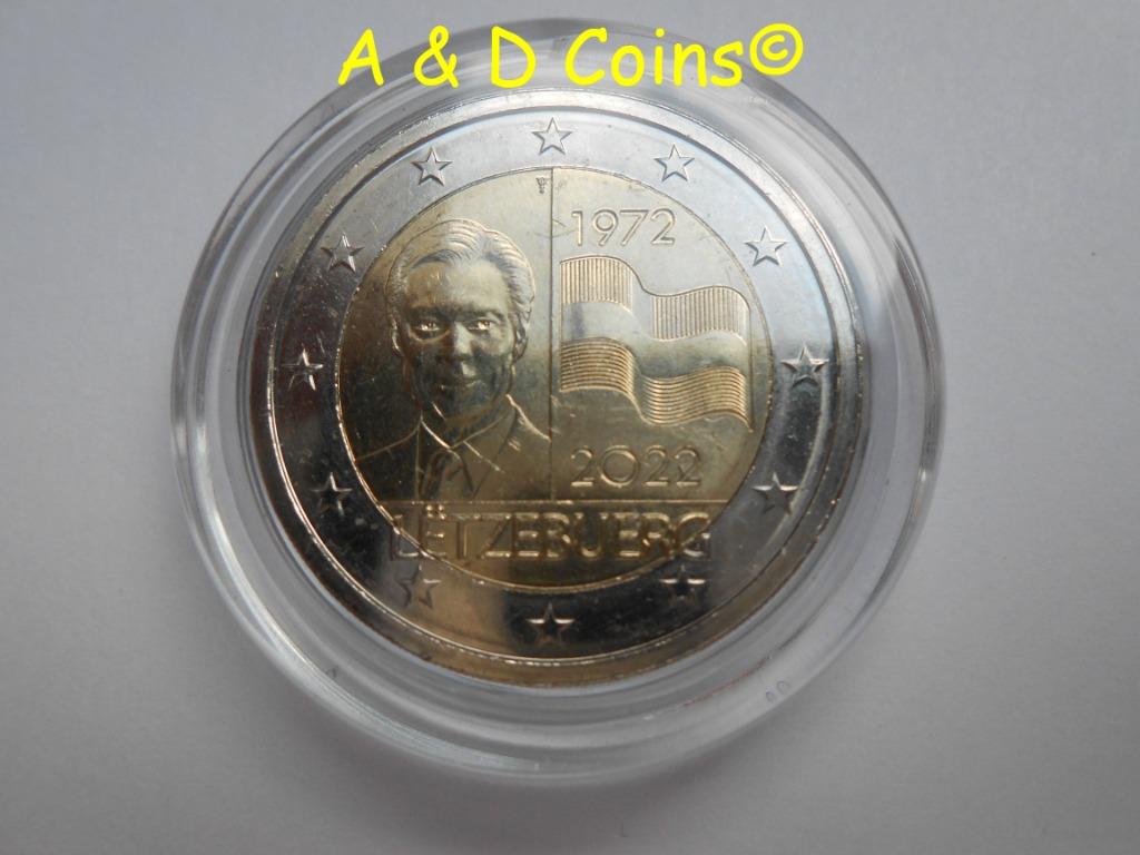 Luxemburg 2 euro cc 2022, Ophalen of Verzenden, Luxemburg, 2 euro, Losse munt