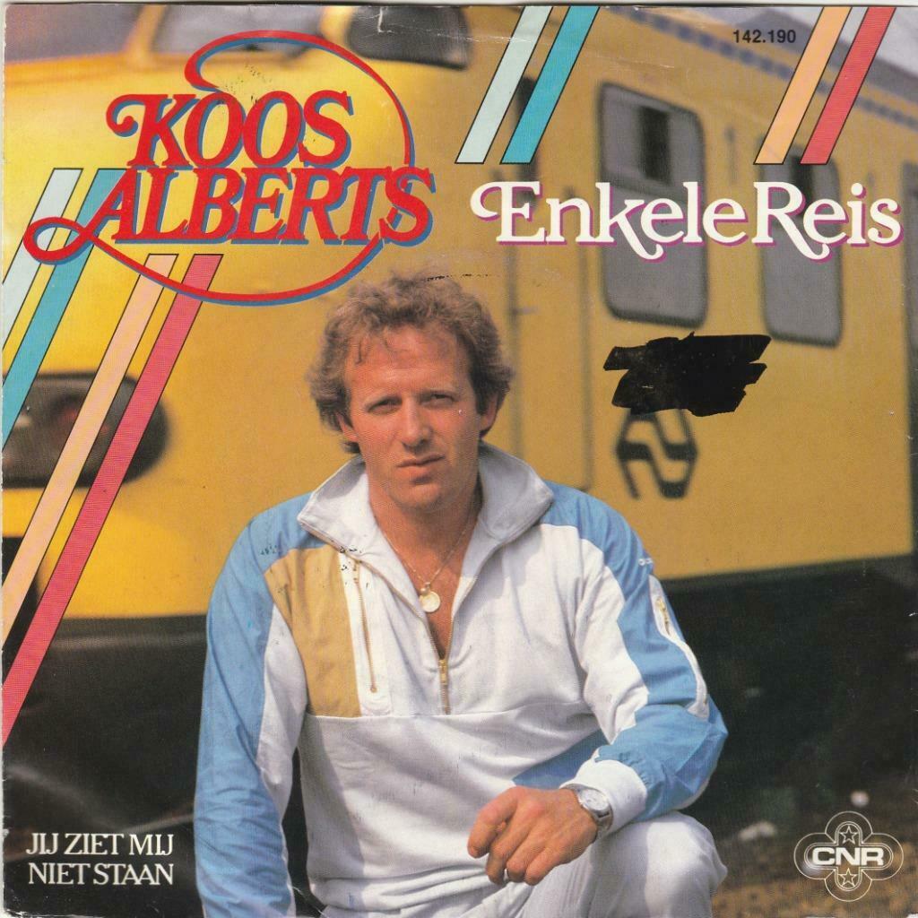 45T: Koos Alberts: Enkele reis, Ophalen of Verzenden, Overige formaten