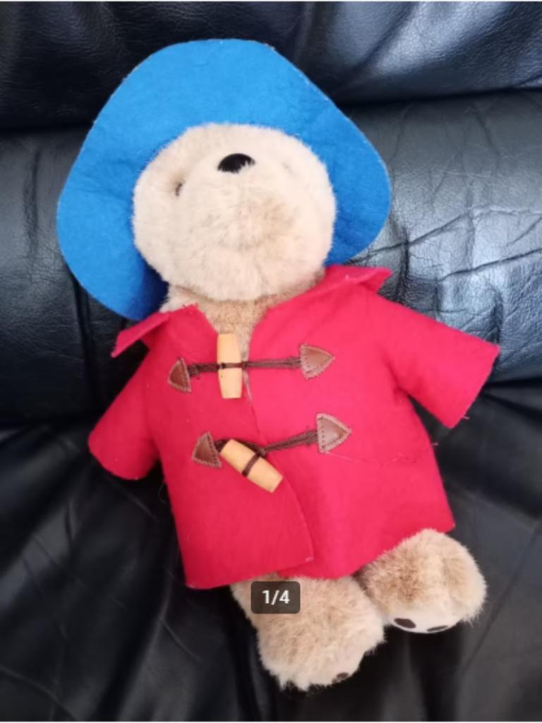 Beertje Paddington , 30 cm 10€ + tas/mok 2€, Ophalen of Verzenden, Overige figuren, Gebruikt, Beeldje of Figuurtje