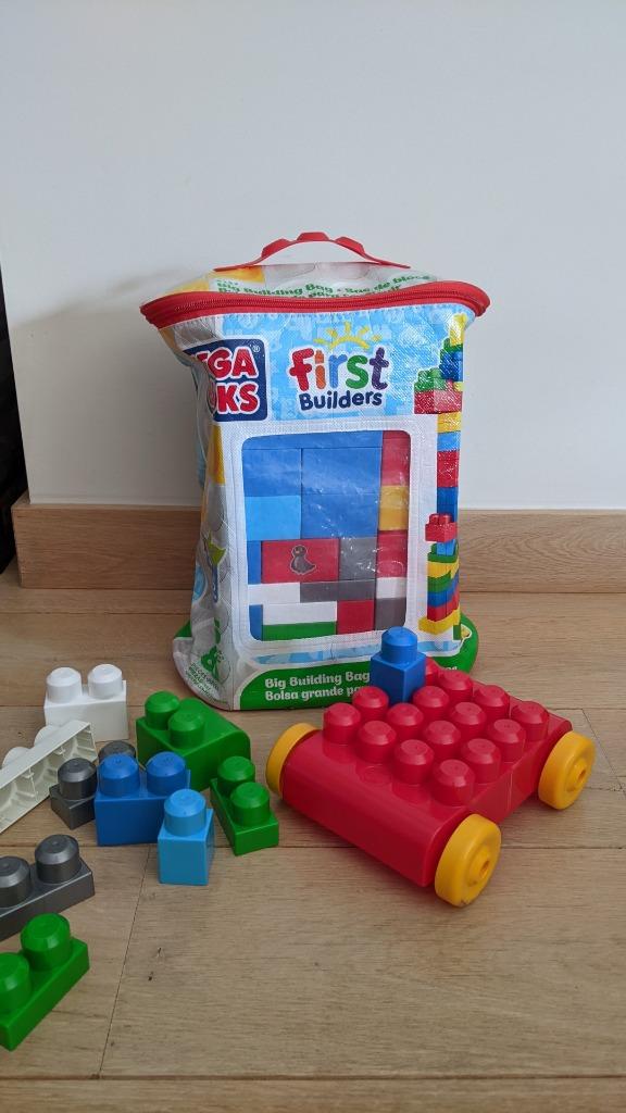 Mega Bloks bouwblokken + wielen + banen, Ophalen, Gebruikt, Megabloks
